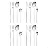 Kitchen Cutlery Set Flatware, Stainless Steel Dinnerware, Steak Knife Fork Spoon Teaspoon for Daily