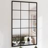 VidaXL Wall Mirrors 4 Pcs Black 100x60 Cm Metal 3189037