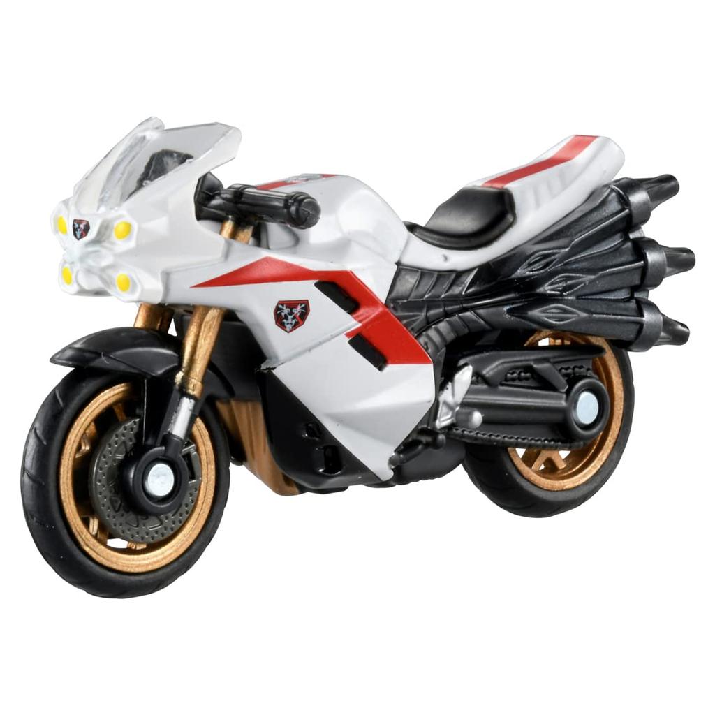 Takara Tomy Tomica Premium Unlimited Shin Kamen Rider Cyclone Rider 2 Miniature Car Toy for Ages 6 and Up (Kamen No. ver.)