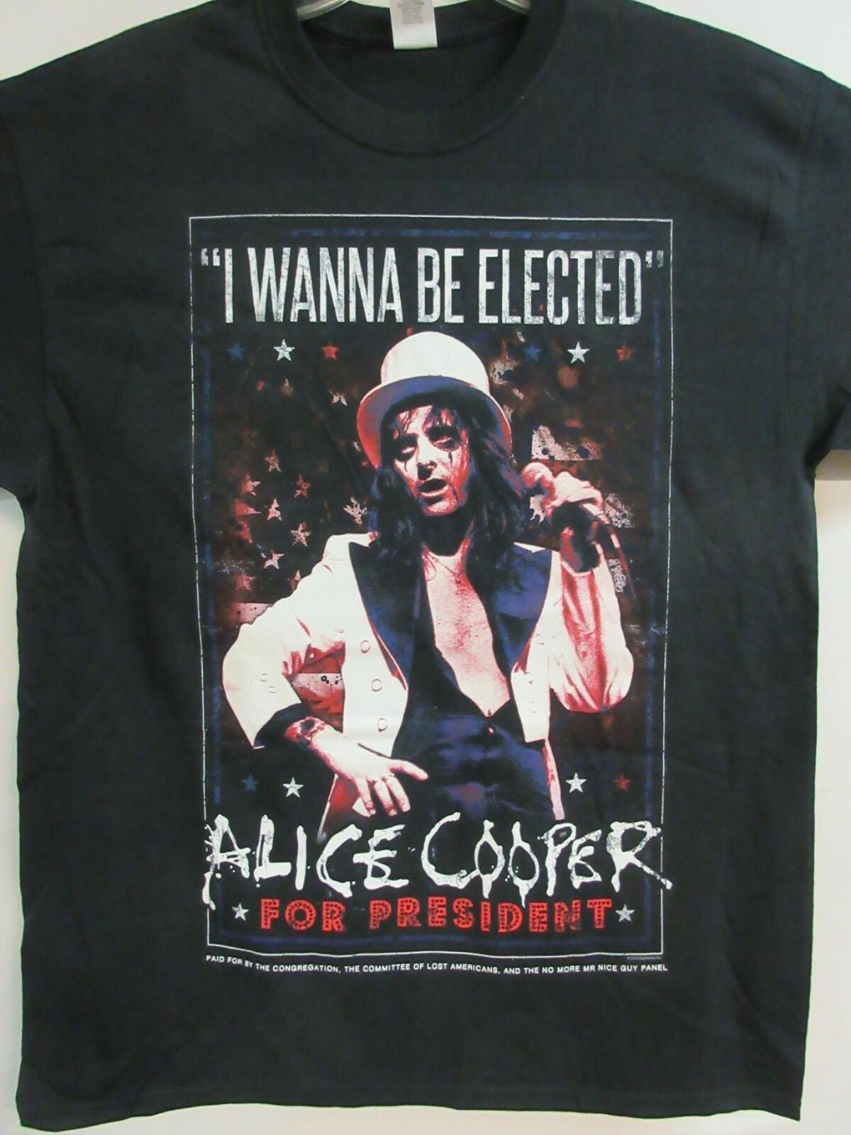 ALICE COOPER OFFICIAL MERCH ELECTED 2016 BAND CONCERT MUSIC T- EXTRA LARGE Unisex T-Shirt S
