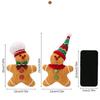 1Piece Christmas Decorations Creative Gingerbread Man Doll Pendant Yellow Doll Party Christmas Tree Pendant