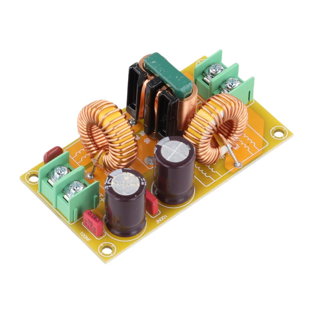 

Фільтр EMI 2A 4A 10A 20A Фільтр електромагнітних перешкод DC 12V Фільтрація аудіосистеми автомобіля Високочастотний фільтр живлення 2A