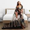 Malachi Barton Fleece Throw Blankets  Blanket for Home Travel Warm Quilt,