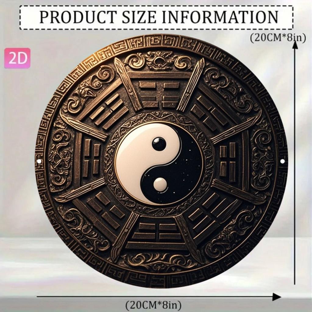 2D Flat Metal Wall Sign Decor