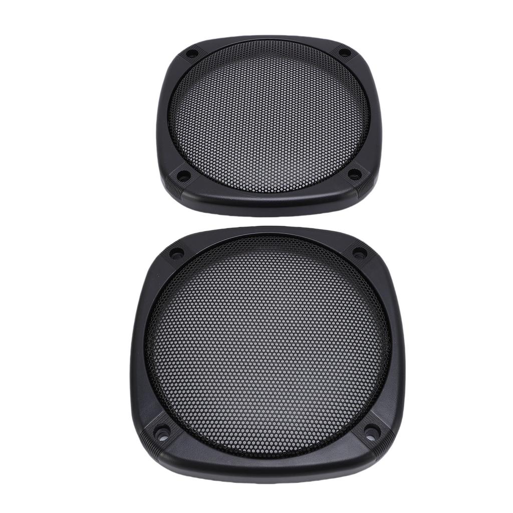2Pcs Ceiling Speaker Grille Covers Commercial Metal Mesh Car Decorative Grills Accessory Part with 8 Mouting Screws