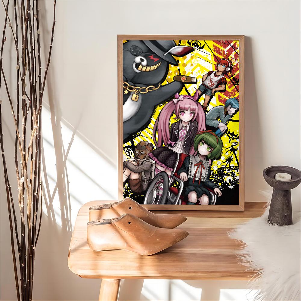 Anime Game Danganronpa Classic Vintage Posters Vintage Room Home Bar Cafe Decor Nordic Home Decor