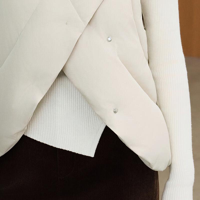 Aililai Liu Bai Series Women's Stand Collar 90% Duck Down Vest