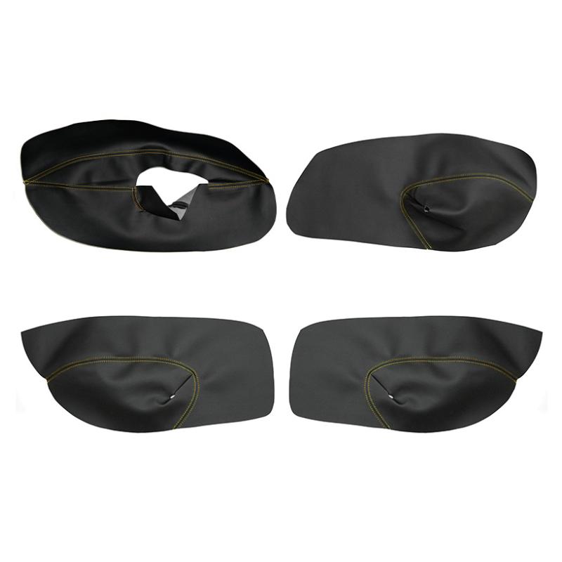 KUN 4 Dører Mykt Skinn Dør Armlene Deksel For VW Golf 4 MK4 Bora Jetta 1999 - 2005 Bildør Armlene Panel Skinn Deksel Trim