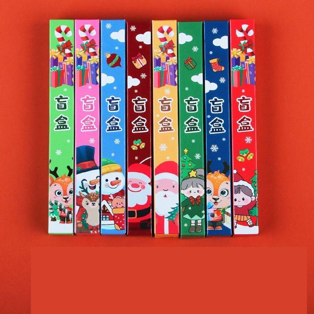 Quick Drying Christmas Blind Box Writing Supplies Press Black Ink Gel Pen Gel Pen Christmas Gifts