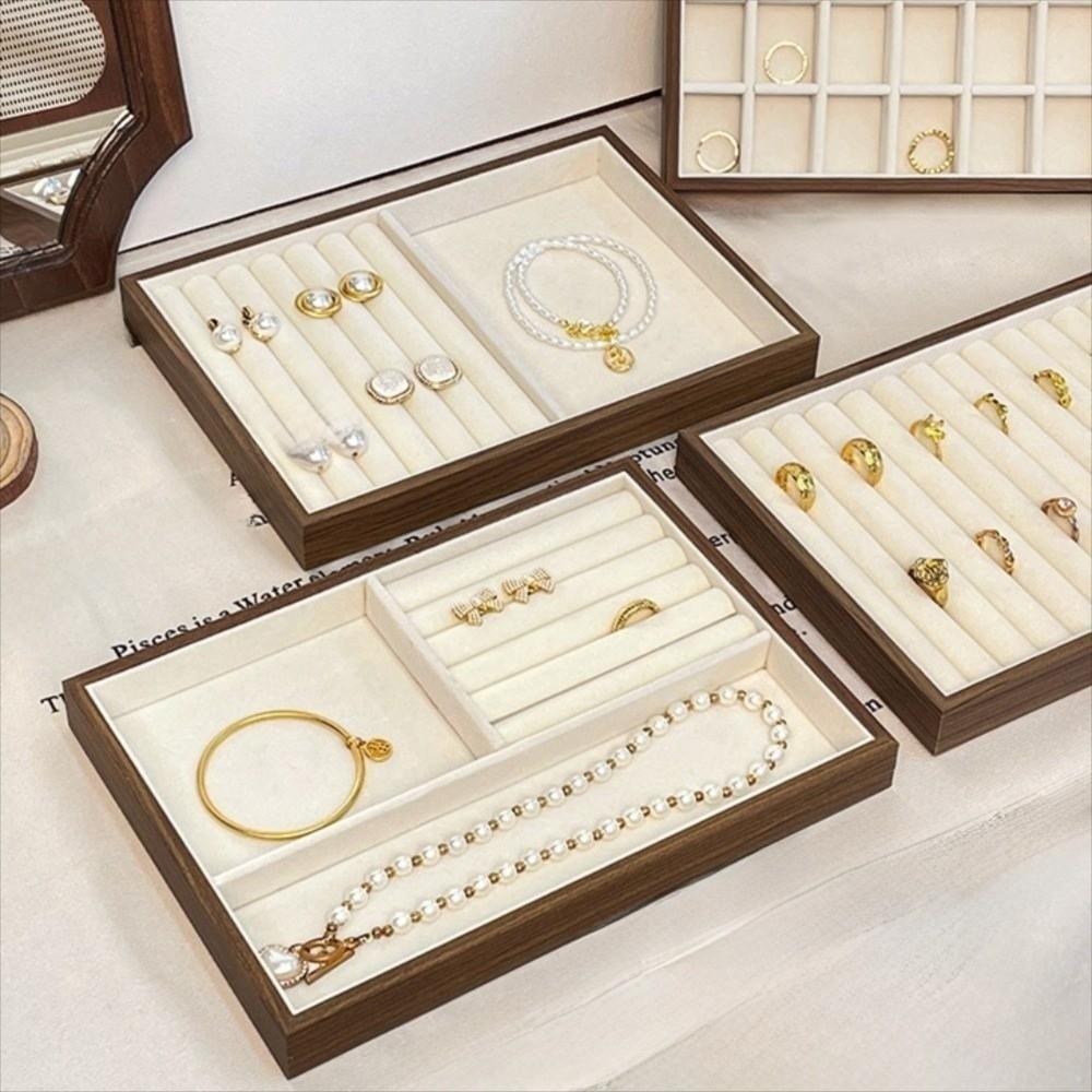 Multifunctional Jewellery Box Walnut Wood Jewelry Organizer  Jewelry Photography