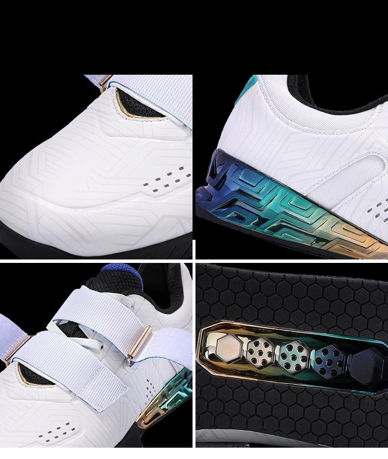 Breathable Non-Slip Wide Toe Weightlifting & Squat Shoes for Powerlifting & Training