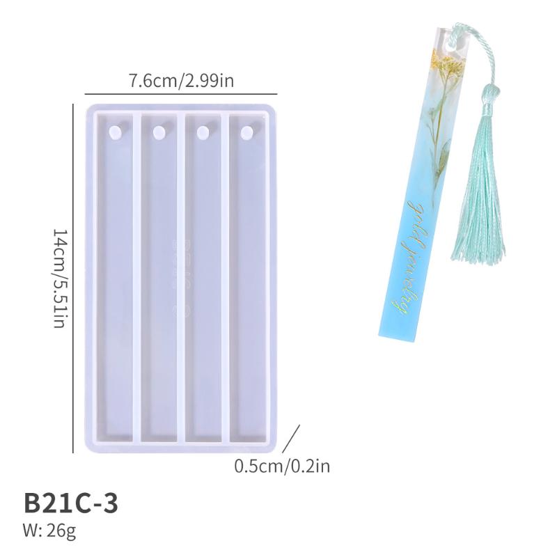 Silicone Mold Rectangle Epoxy Resin Casting Mould For DIY Crystal Epoxy Resin Book Decoration Crafts Accessories