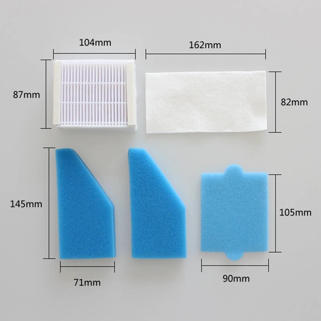 5pcs/Set Filter For Thomas AQUA+Anti Allergy Vacuum Cleaner Spare Parts Home Cleaning Replacement Accessories