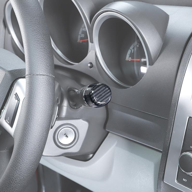 Naklejka dekoracyjna na przełącznik wycieraczek reflektorów pasuje do Dodge Nitro 2007-2012, Jeep Liberty, Jeep Grand Commander, akcesoria wewnętrzne