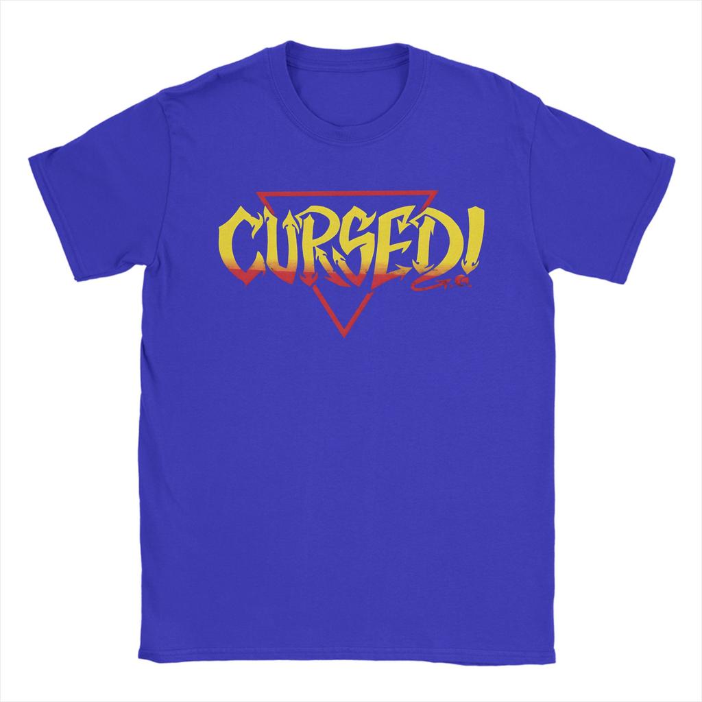 Danhausen Cursed Funny Wrestling Men T Shirts Tee Shirt Short Sleeve Round Neck TShirts 100 Cotton Birthday Present Tops