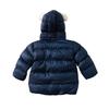 Miki House Hot Biscuits Gooseley Material Baby Boys and Navy Jumper, Kids' Clothes, Girls, 80cm, Blue, 73-3704-381