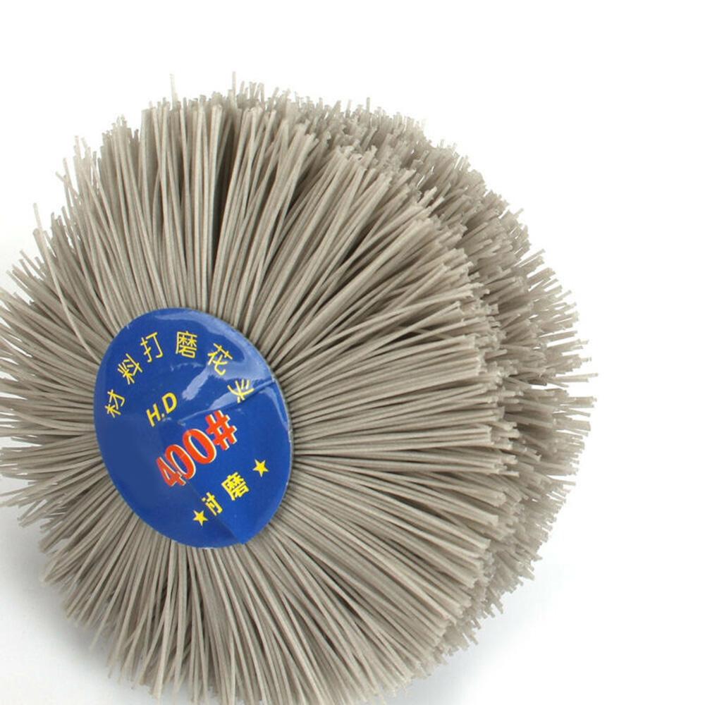 Abrasive Nylon Wheel Brush for Wood Metal and Stone 80mm Diameter 80 600Grit
