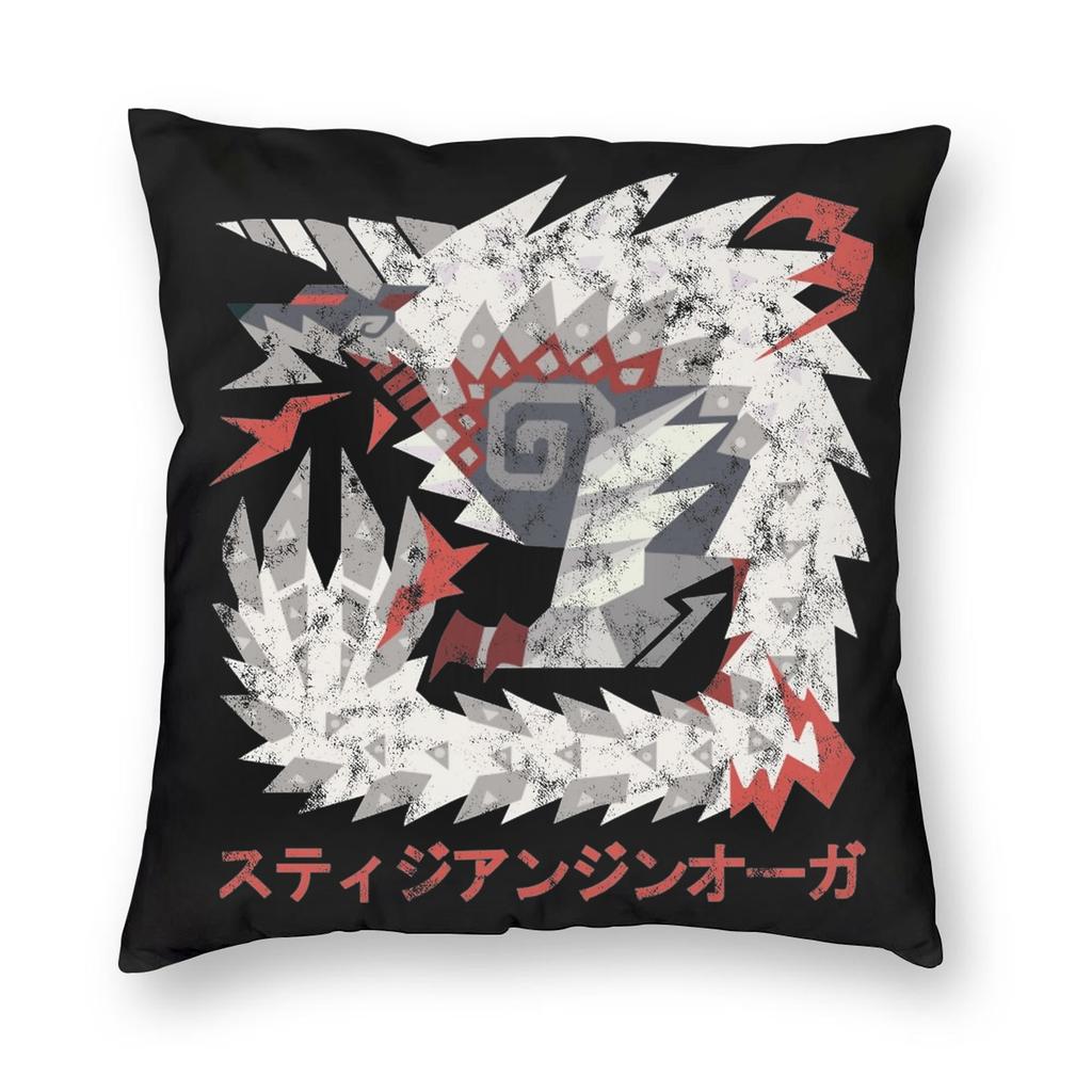 Felyne Palico Ramen Monster Hunter Pillowcase Double-Sided Printing Cushion Cover Decoration Pillow Case Cover Home