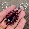 Garnet Gemstone Handmade 925 Sterling Silver Jewelry Pendant 2.48" KKG-294