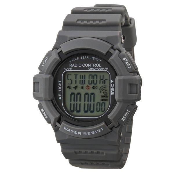 CREPHA TE-D189 Men's Quartz Digital Wrist Watch - Black / Gray TE-D189-BK TE-D189-GR Gift Casual Business Sports Student
