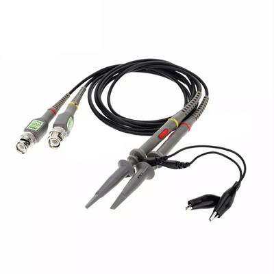 2pcs P6100 X1 X10 100MHz Oscilloscope Probes with Accessories Kit, Universal Oscilloprobe