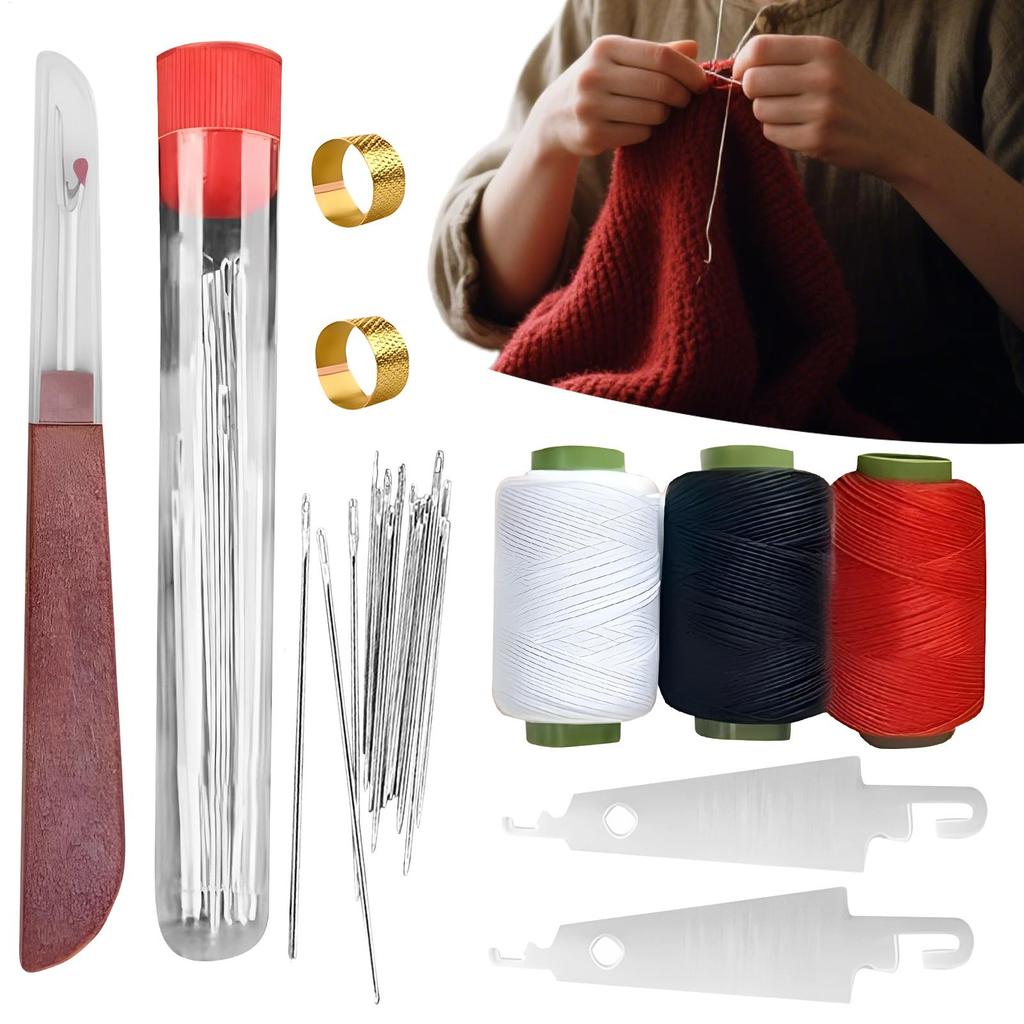 Sewing Kit for Beginners Needle and Thread Tool Portable Set of 37 Sewing Kit for Dormitory Tailors College Travel Hobby Tailors