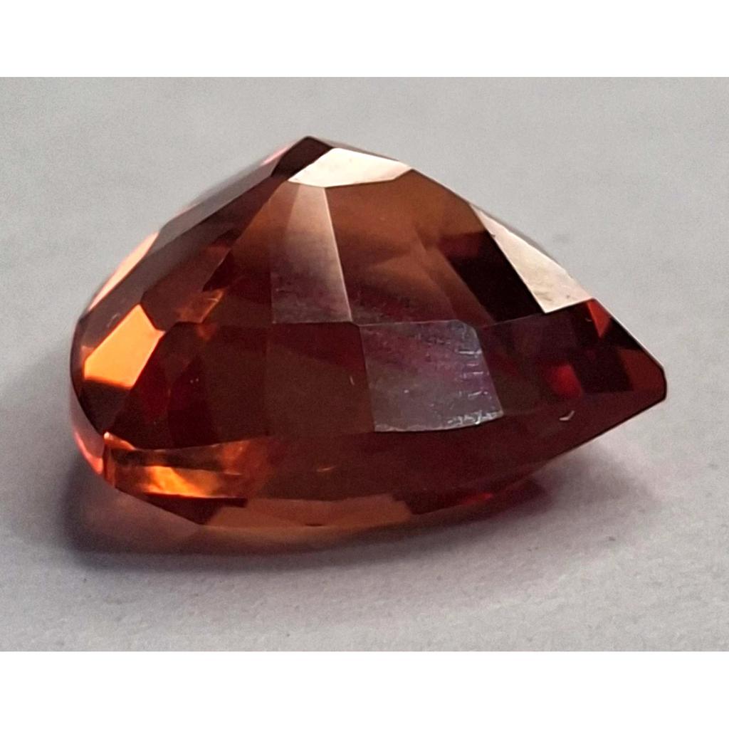 Certified Natural Red Orange Fire Opal Trillion 11-13 Ct Beautiful Gemstone