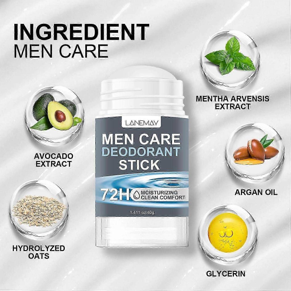 Anti-Transpirant Deodorant, Ultimate Fresh Advanced Solid, Anti-Transpirant Deodorant für Männer, Zur Vorbeugung von übermäßigem Achselschweiß, 72h Hält Duft