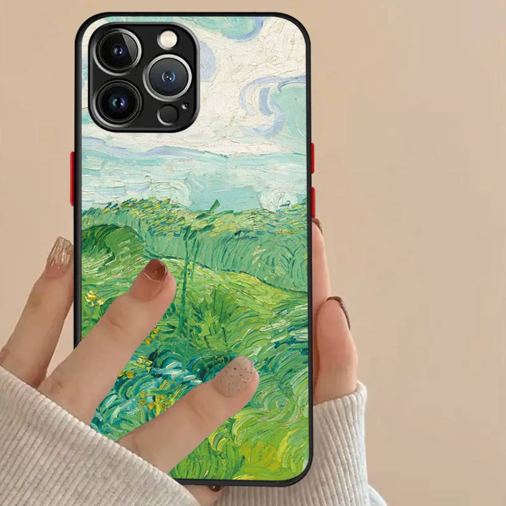 

Van Gogh Self Portrait and Almond Blossom Art Phone Case for iPhone 17 16 15 14 13 12 11 Series Pro Max Plus iphone 17