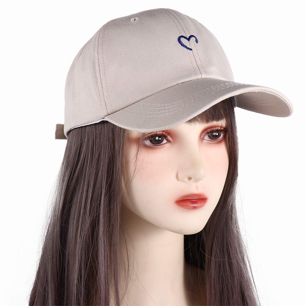 Caps Snapback Love Couple Cap Cotton Peaked Cap Baseball Caps Heart Embroidery Caps Sun Hat