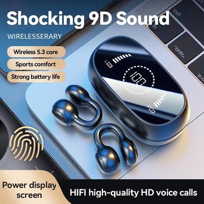 Neues M47 Conduction Bluetooth-Headset: Kabellos, Ohrclip-Design, Digitalanzeige, lange Akkulaufzeit für den Sport.