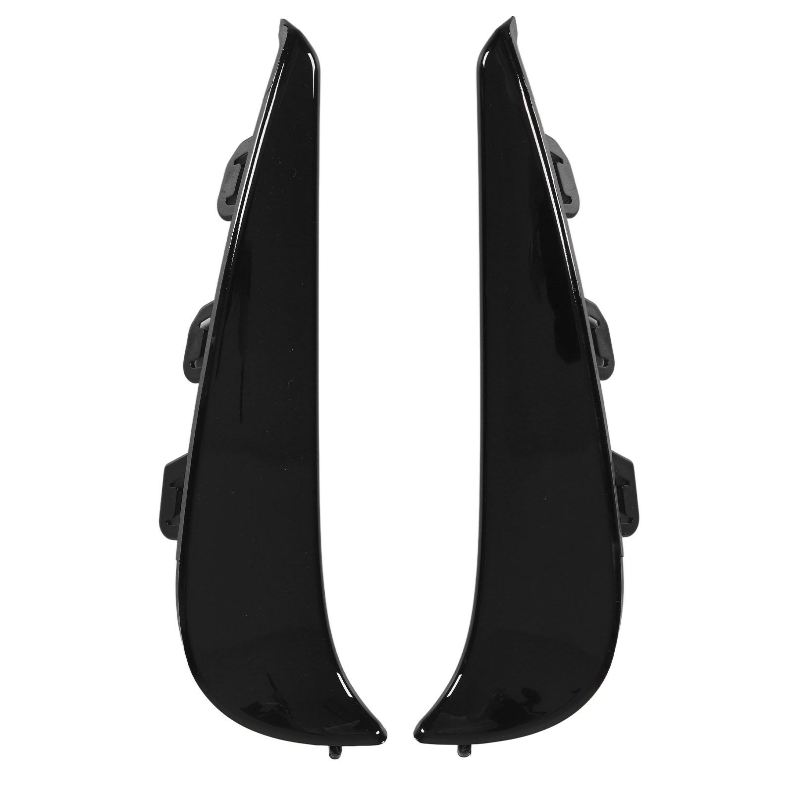 Gloss Black Front Bumper Fog Grille Ari Vent Cover Trims 206 885 2902 Replacement for Benz C‑Class W206 S206 AMG Line