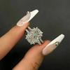 Luxury Female Rings   CopperSquare Crystal Marquise Cubic Zircon Wedding Bands Eternity Rings Jewelry