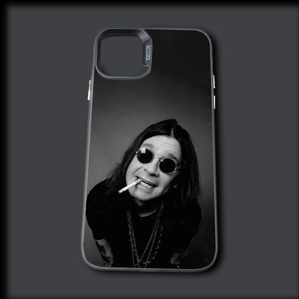 Music Band O-Ozzy Osbourne Phone Case For iPhone 16,15,14,13,12,11,Mini,Pro,MAX Gray Drop Matte Shockproof Soft Cover