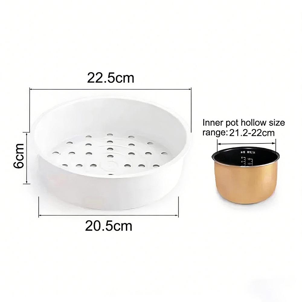 Practical Universal Electric Rice Cooker Steamer Plastic Multipurpose Steaming Rack Vegetable Basket Food