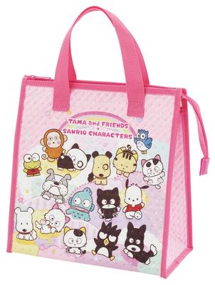 Lunch Nonwoven X Tama X Sanrio All Bag, Fabric, Insulated, 26.5 27cm, Stars, FBC1-A