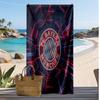 Asciugamano da Spiaggia Stampato Bayern Monaco Asciugamano Morbido ad Asciugatura Rapida Coperta da Spiaggia Rettangolare Grande Portatile per Viaggi Piscina