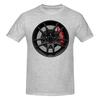 Funny Matte Black Jdm Wheel Design Unisexs Printed Tshirt Unisex T Shirtshirt
