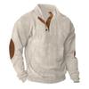 Herren Outdoor Kord Casual Stehkragen Langarm Sweatshirt Sportjacken