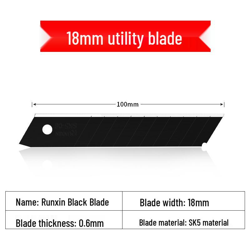 Industrial Grade Utility Knife - Durable Non-Wobbling Holder, Heavy Duty All-Steel Blade, Thickened for Cutting Wallpaper