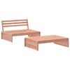 2 Piece Garden Lounge Set with Cushions Solid Douglas Fir Wood