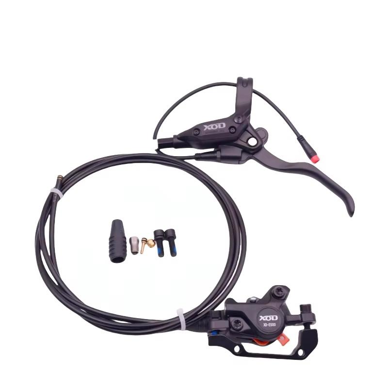 XOD E-Bike Hydraulic Brake Cut Off Power Brake 2 Pin Waterproof Plug Hose Front 1000mm / Rear 1800mm Bike Disc Brake