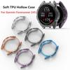 TPU Hollow Case for Garmin Forerunner 245 Smart Watch Bumper Hollow Protector for Garmin Garmin Forerunner245 Shell Accessoies
