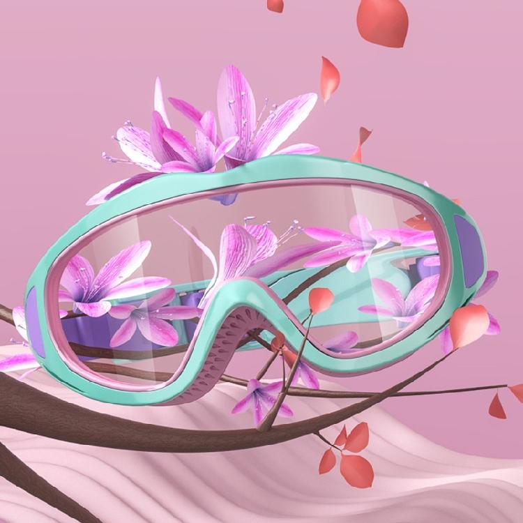 Kids Swim Goggles Large Frame Clearly View Swim Pool Glasses Replacement Water Pool Goggles for Kids Childrens Boy Girl