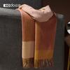 Red Bean Pure Cashmere Scarf Women's Autumn and Winter Warm and Cold Proof Scarf, Men's and Women's Universal Checkered Scarf