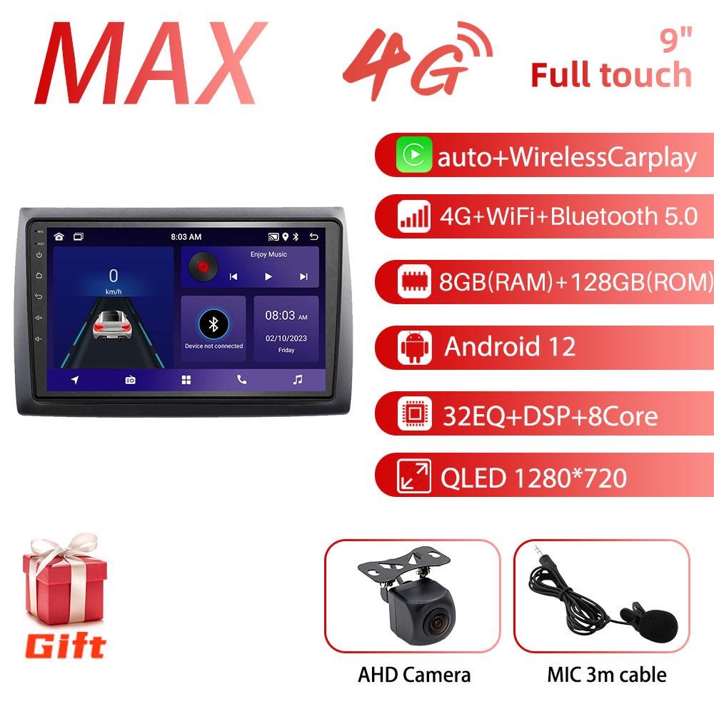 Android Car Radio 9 inch for Fiat Stilo 2010 GPS 2din 4G LTE Multimedia Video Player Head Unit Radio Stereo Wireless Carplay
