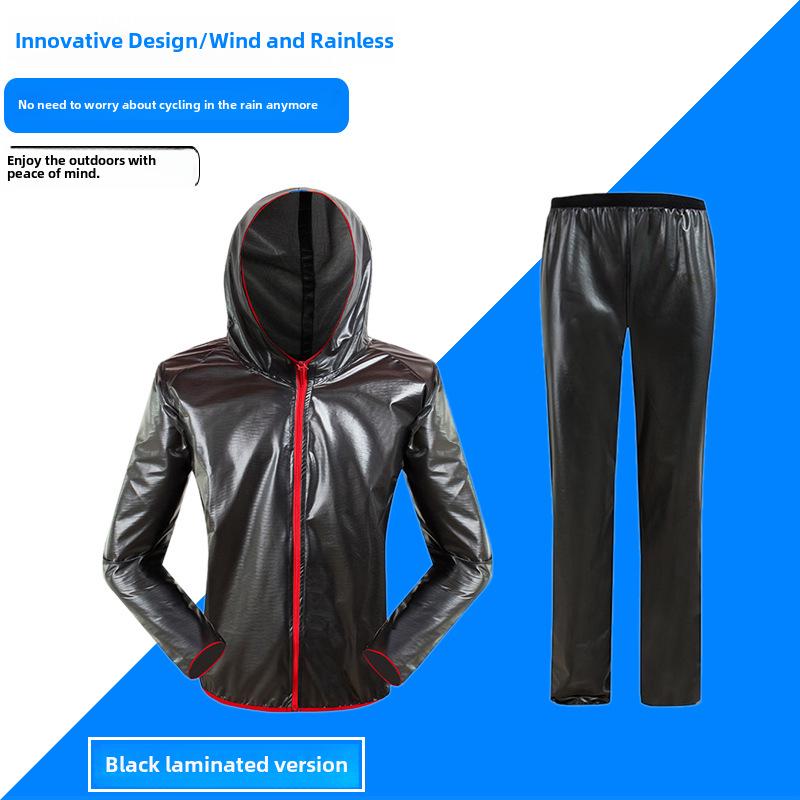 

Светоотражающий Водонепроницаемый Комплект Дождевика и Брюк для Электровелосипеда/Мотоцикла XXXL