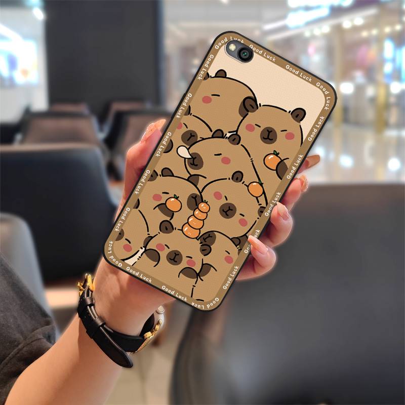 Cartoon Full Wrap Phone Case For Xiaomi Redmi GO Cute Protective Shockproof Silicone Graffiti Anti-knock Dirt-resistant