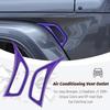 Purple Fender Side Vent Outlet Cover Trim For Jeep Wrangler JL JT  Accessories