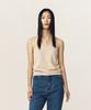 Majone Line Sleeveless Knit_Cream Beige
